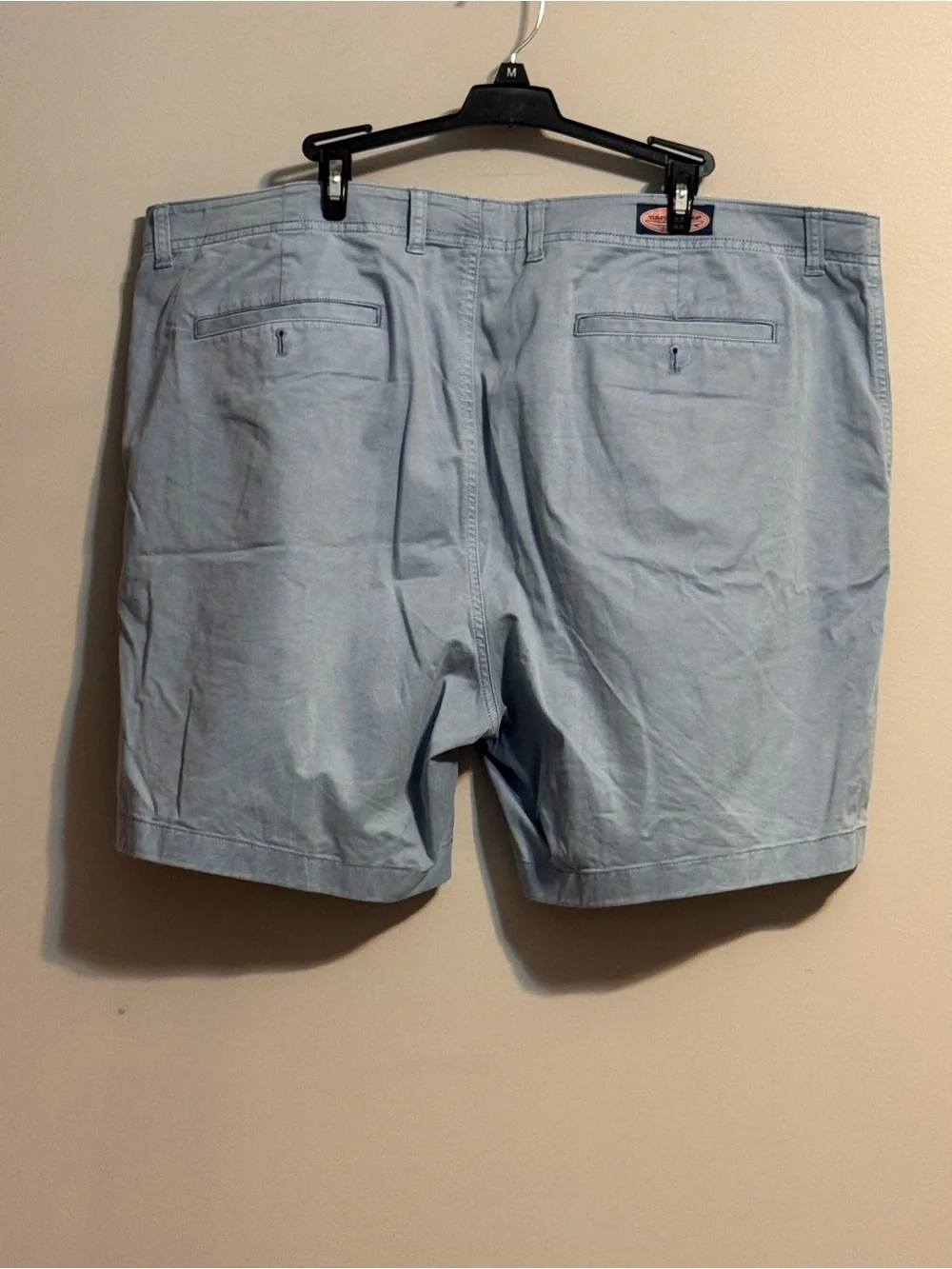 Vineyard Vines Light Blue Flat Front Cotton Shorts